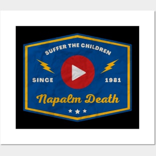 Napalm Death // Play Button Posters and Art